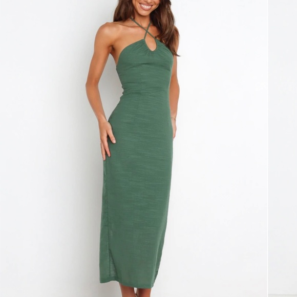 Emerald green maxi dress - Picture 1 of 3